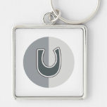 Letter U Key Chain