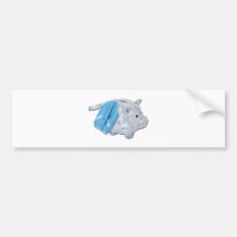 LetterManJacketPiggyBank090912.png Bumper Sticker