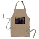 letterpress grunge with border apron