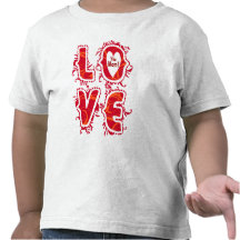 Letters Love - customisable toddler tshirt