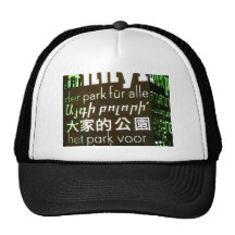 Letters Mesh Hat