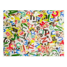 Letters Post Card