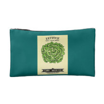 Lettuce Seeds Card Seed Company Cosmetic Bag
