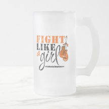 Leukaemia Awareness Fight Like a Girl Mugs
