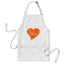 Leukaemia Believe Heart Aprons