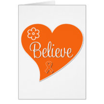 Leukaemia Believe Heart Cards