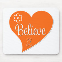 Leukaemia Believe Heart Mousepad