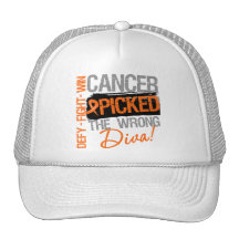 Leukaemia Cancer Picked The Wrong Diva Trucker Hats