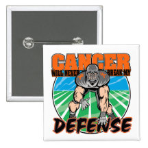 Leukaemia Cancer Will Never Break My Defence Pinback Buttons