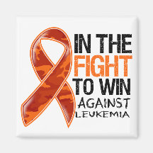 Leukaemia - Fight To Win Fridge Magnets