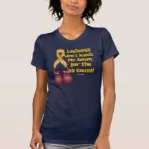 Leukaemia KO Ladies Petite T-Shirt