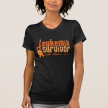 Leukaemia Survivor Flower Ribbon Tees