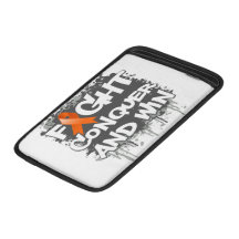 Leukemia Fight Conquer and Win MacBook Air Sleeves