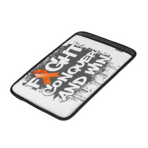 Leukemia Fight Conquer and Win MacBook Air Sleeves