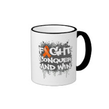 Leukemia Fight Conquer and Win Mug