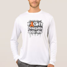 Leukemia Fight Conquer and Win T-shirt