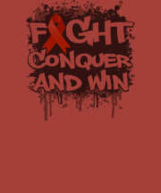 Leukemia Fight Conquer and Win T-shirts