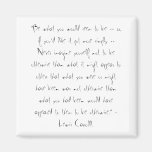 Lewis Carroll quote Magnets