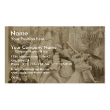 Lewis Morrison in 'The Master of the Ceremonies' Business Card Template
