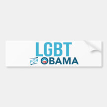 LGBT For Barack Obama Bumper Sticker 2012