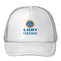 LGBT for OBAMA Mesh Hats