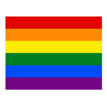 LGBT Gay Pride Rainbow Flag Postcards