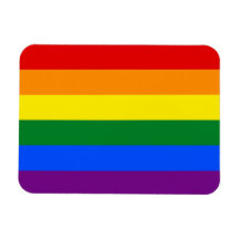 LGBT Gay Pride Rainbow Flag Stripe Magnet