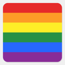 LGBT Gay Pride Rainbow Flag Stripe Sticker