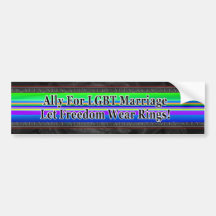 LGBT Marriage Ally Bumper Sticker