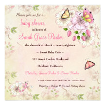 LGC | Garden Baby Shower Personalised Invitation