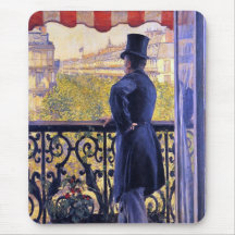 L'homme au Balcon Mousepads