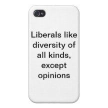 Liberal Diversity Issues iPhone 4 Case