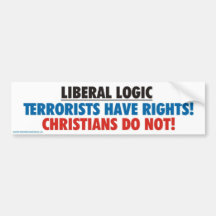 Liberal Logic Bumper Sticker