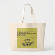 Liberals do not own the word FEMINIST Canvas Bag