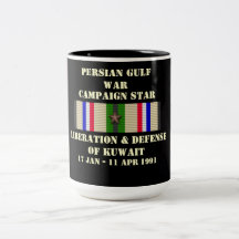 Liberation & Defence of Kuwait Campaign Coffee Mugs