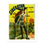 LIBERATOR Cycles & Automobiles Post Card