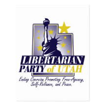 Libertarian Party of Utah Logo Postcards