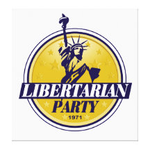 Libertarian Political Party Logo Stretched Canvas Prints