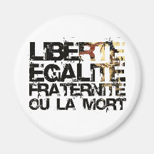 LIberte Egalite Fraternite!  French Revolution ! Fridge Magnets