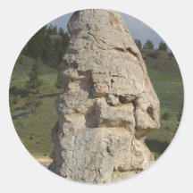 Liberty Cap Yellowstone Round Stickers