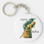LIBERTY-JUSTICE-LESBIAN KEYCHAINS