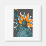 liberty star - Customised Fridge Magnets