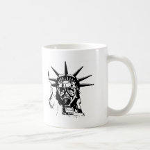 LIBERTY with Gas Mask Mugs