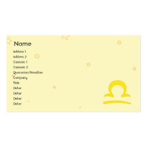 Libra - Business Business Cards