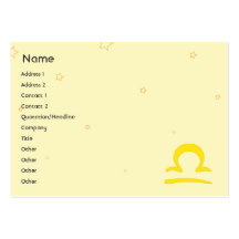 Libra - Chubby Business Card Template