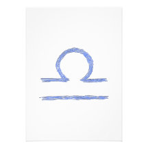 Libra. Zodiac Astrological Sign. Invite