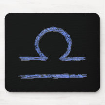 Libra. Zodiac Astrological Sign. Mouse Pads