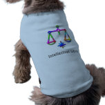 Libra Zodiac Star Sign Rainbow Pet T-shirt