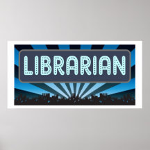 Librarian Marquee Posters