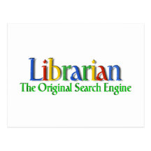 Librarian Original Search Engine Post Card